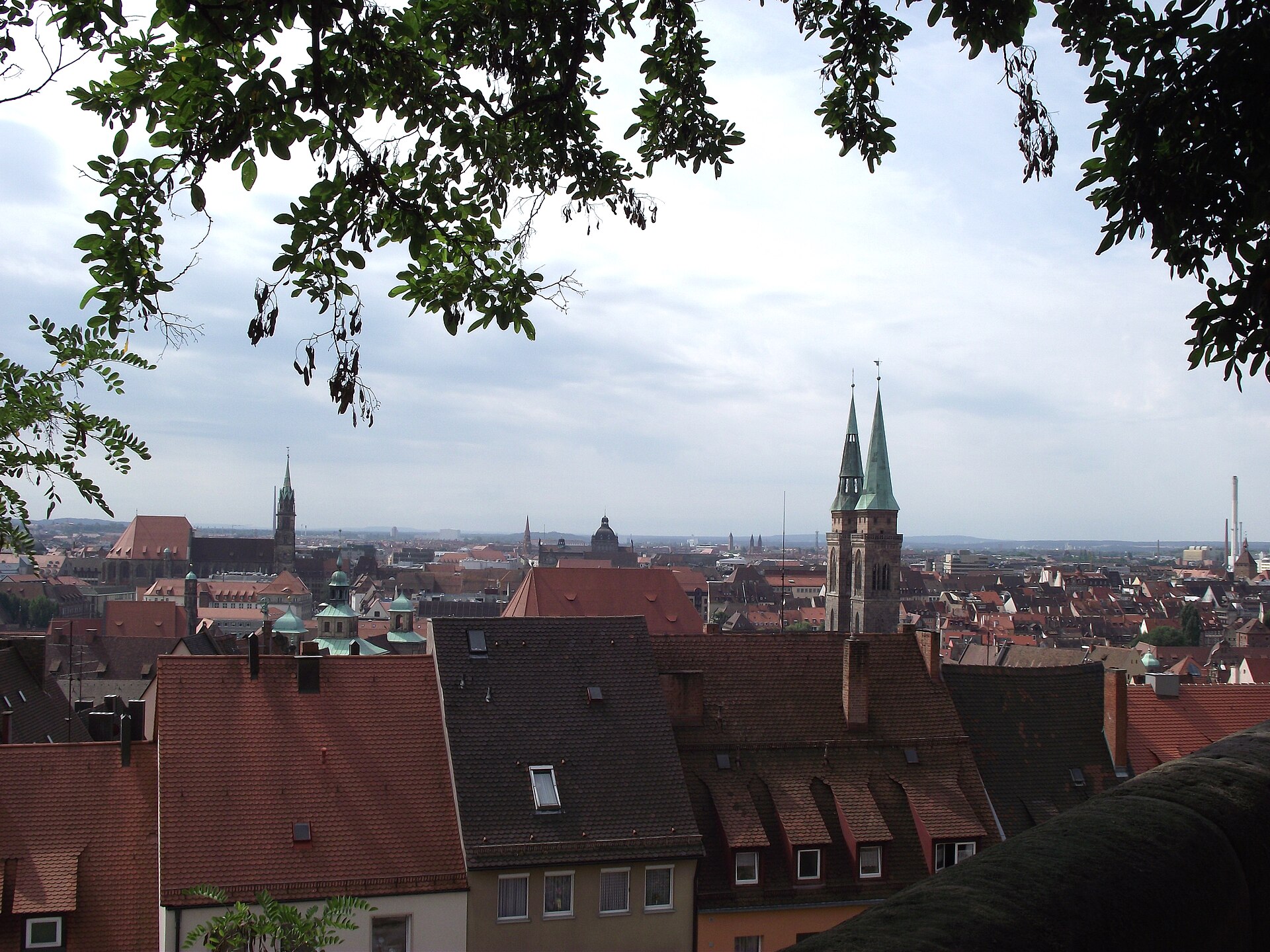 Nürnberger Altstadt mit der Sebalduskirche — Standort der Steuerberatung Horlbeck